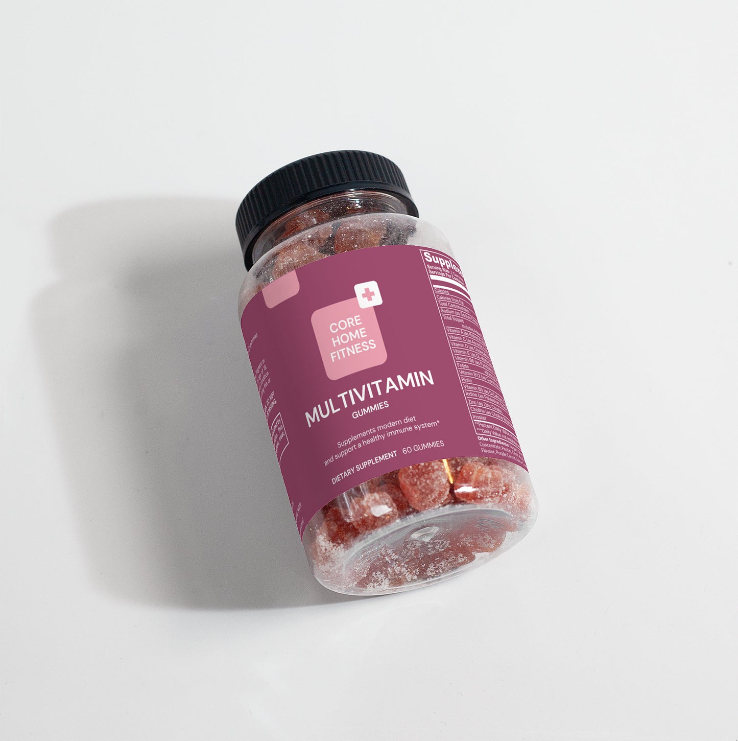Adult Multivitamin Gummies – Daily Immune, Energy & Wellness Support – Strawberry Flavor – 60 Bear Gummies