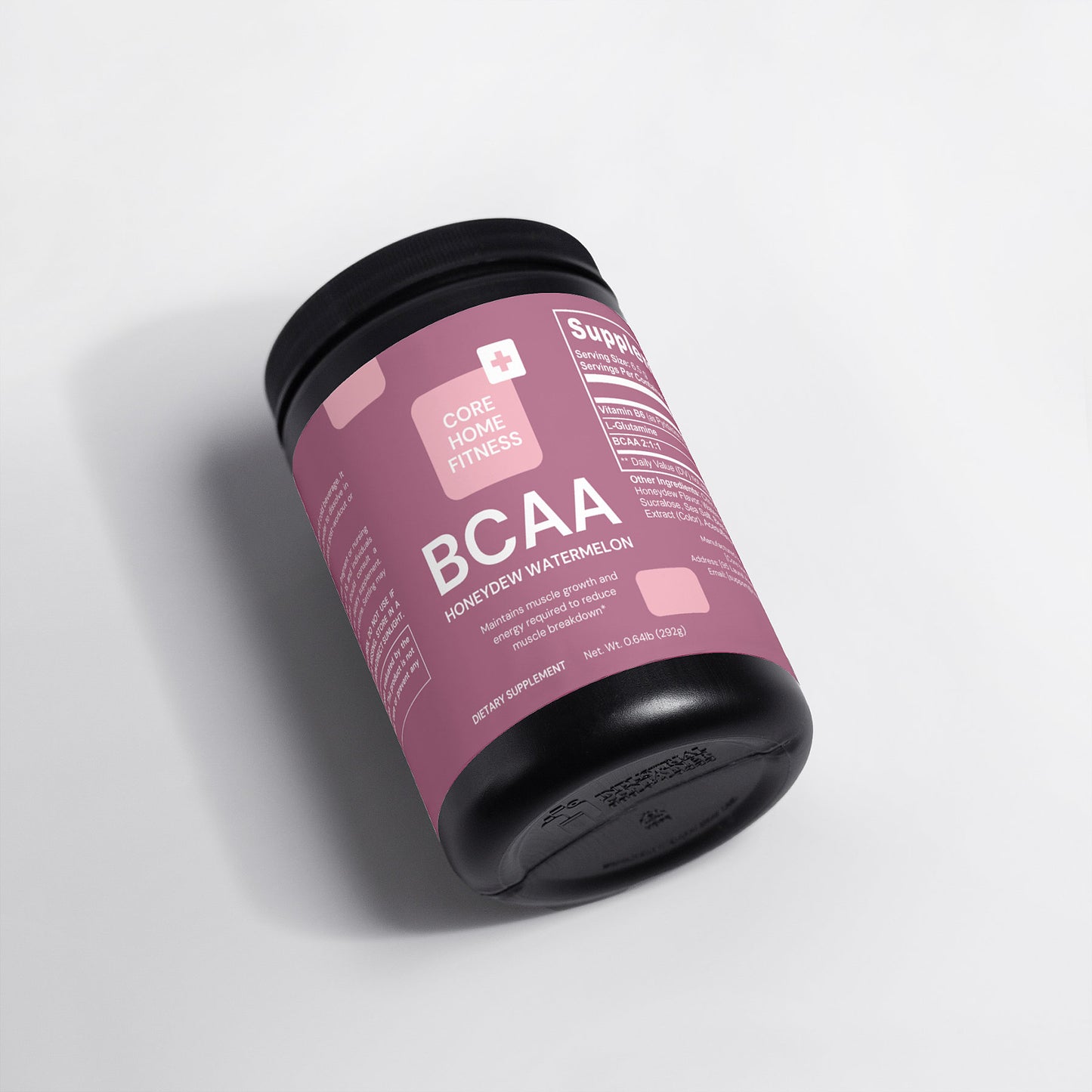 BCAA Powder with Glutamine – Honeydew Watermelon Flavor | 5000mg Aminos for Muscle Recovery, Endurance & Hydration