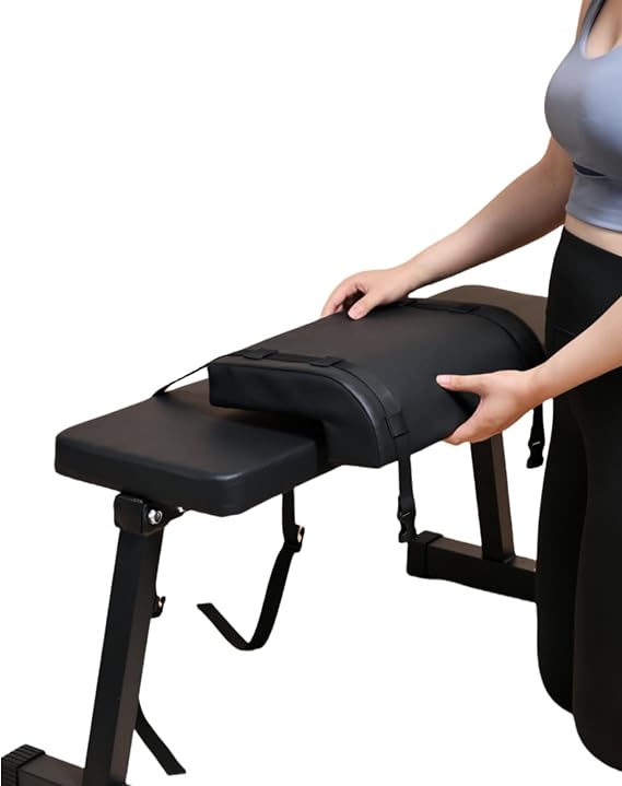 Hip Thrust Bench for Glutes with Non-Slip Foam Pad for Neck and Shoulder Support For Comfortable Home Glute Workouts