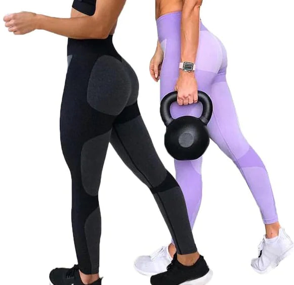 Color Block Butt Lifting Workout Leggings