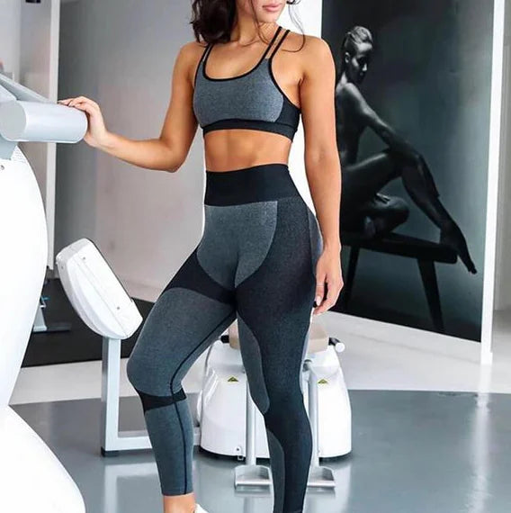 Color Block Butt Lifting Workout Leggings