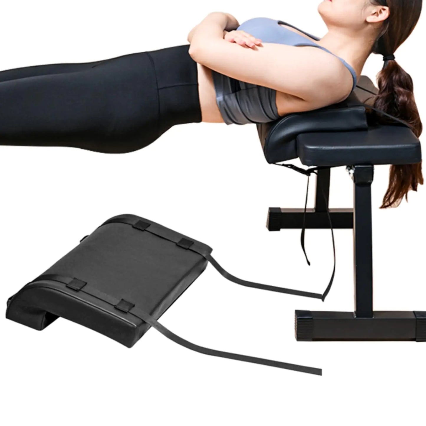 Hip Thrust Bench for Glutes with Non-Slip Foam Pad for Neck and Shoulder Support For Comfortable Home Glute Workouts