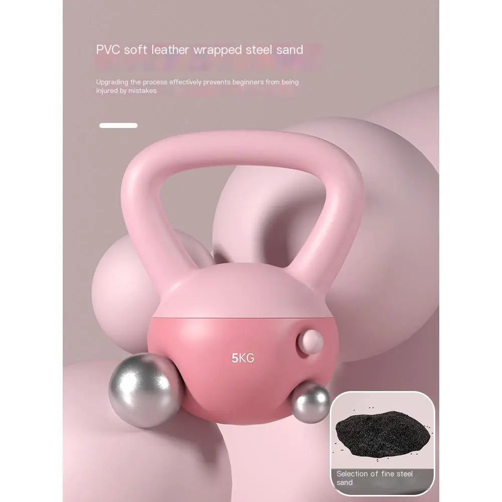 Soft Kettlebell & Dumbbell Set – PVC Vinyl Weights for Home Gym Workouts (4kg–12kg)