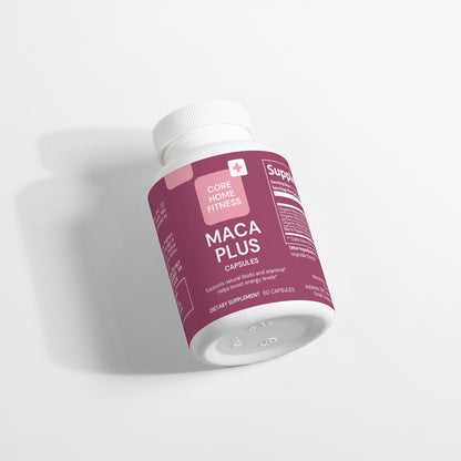Maca Plus – High Potency Organic Maca Root Supplement (Red, Black & Yellow) for Hormonal Balance, Energy & Libido – 1500mg – 60 Vegan Capsules