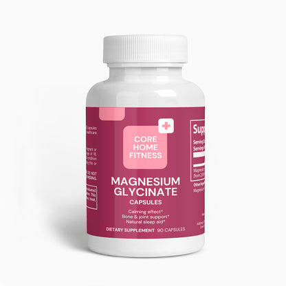 Magnesium Glycinate Supplement – High Absorption Chelated Magnesium for Sleep, Stress, Muscle & Heart Support – 90 Capsules