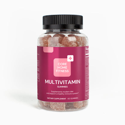 Adult Multivitamin Gummies – Daily Immune, Energy & Wellness Support – Strawberry Flavor – 60 Bear Gummies