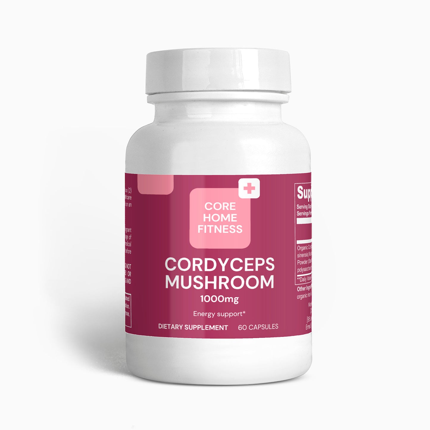 Cordyceps Mushroom Capsules – Organic Energy, Stamina & Immunity Support – 60 Vegan Capsules