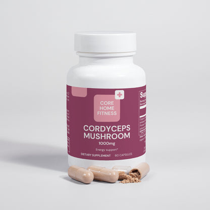 Cordyceps Mushroom Capsules – Organic Energy, Stamina & Immunity Support – 60 Vegan Capsules