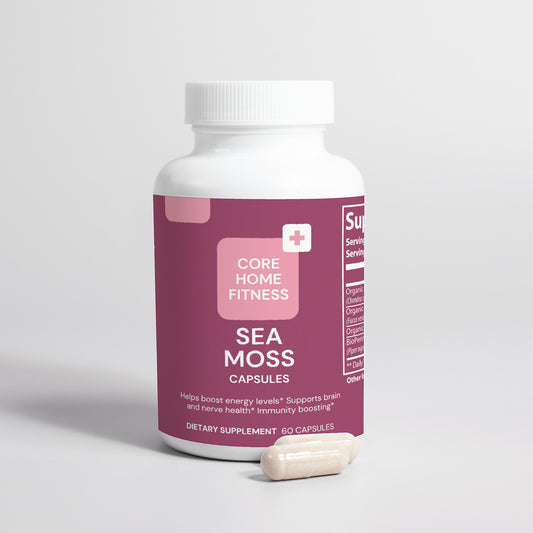 Sea Moss Capsules – Organic Irish Sea Moss, Bladderwrack & Burdock Root – Thyroid, Immunity & Gut Health Support – 60 Vegan Capsules