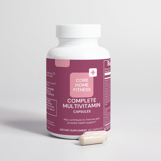 Advanced multivitamin capsules with immune, energy, and prostate support