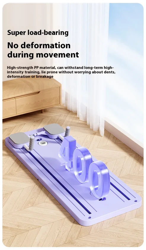 Pilates Board, Multi Purpose Compact Pilates Reformer Set For Home Fitness