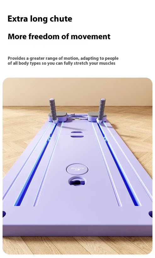 Pilates Board, Multi Purpose Compact Pilates Reformer Set For Home Fitness