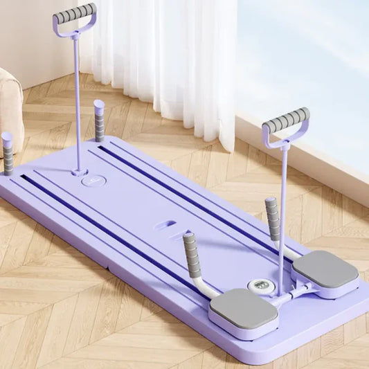 Pilates Board, Multi Purpose Compact Pilates Reformer Set For Home Fitness