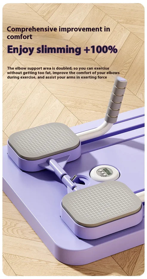 Pilates Board, Multi Purpose Compact Pilates Reformer Set For Home Fitness
