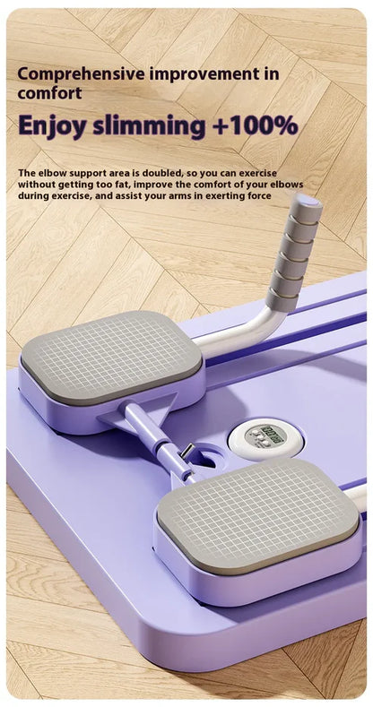 Pilates Board, Multi Purpose Compact Pilates Reformer Set For Home Fitness